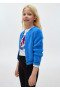 2Bluza sweterkowa zasuwana niebieska Mayoral