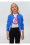 2Bluza sweterkowa zasuwana niebieska Mayoral