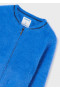 2Bluza sweterkowa zasuwana niebieska Mayoral