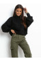 2Spodnie damskie jeansowe khaki dzwony