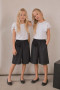 2Elegancka Bluzka dziewczęca koronkowa biała KIZ